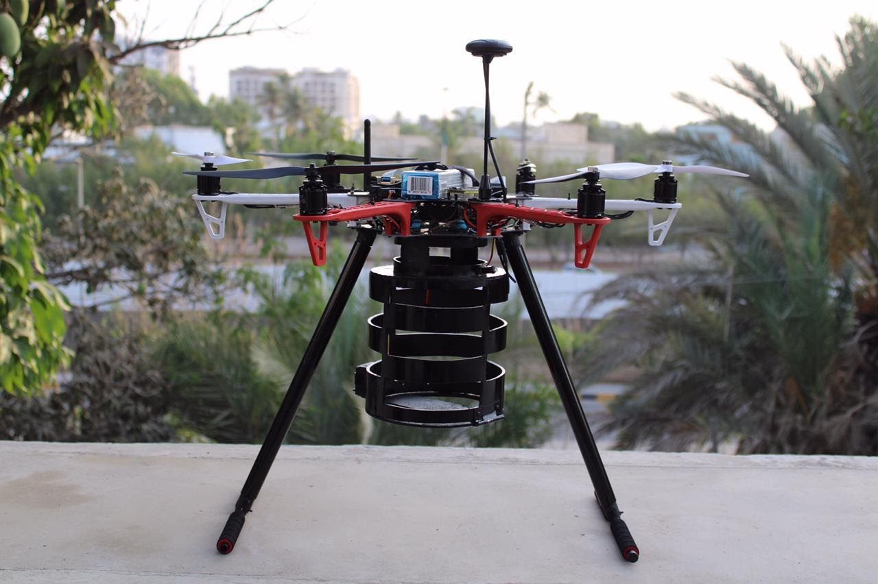 Autonomous Fire-Fighting Drone